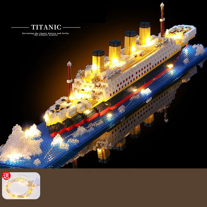 Model Kit Titanic - Modelo do Navio Titanic Brinquedos Infantis