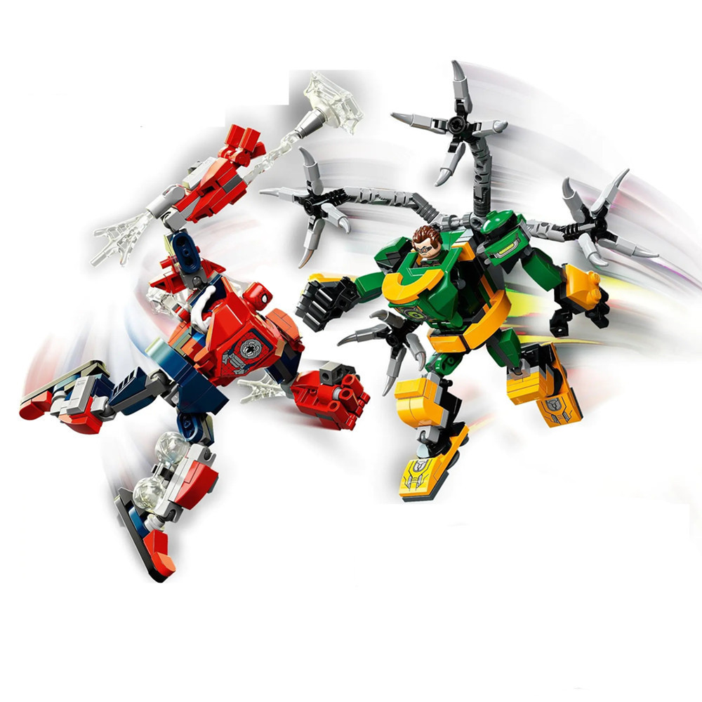 Model Kit Vs Figure - Super-Heróis Homem-Aranha VS Doutor Octopus: Figuras
