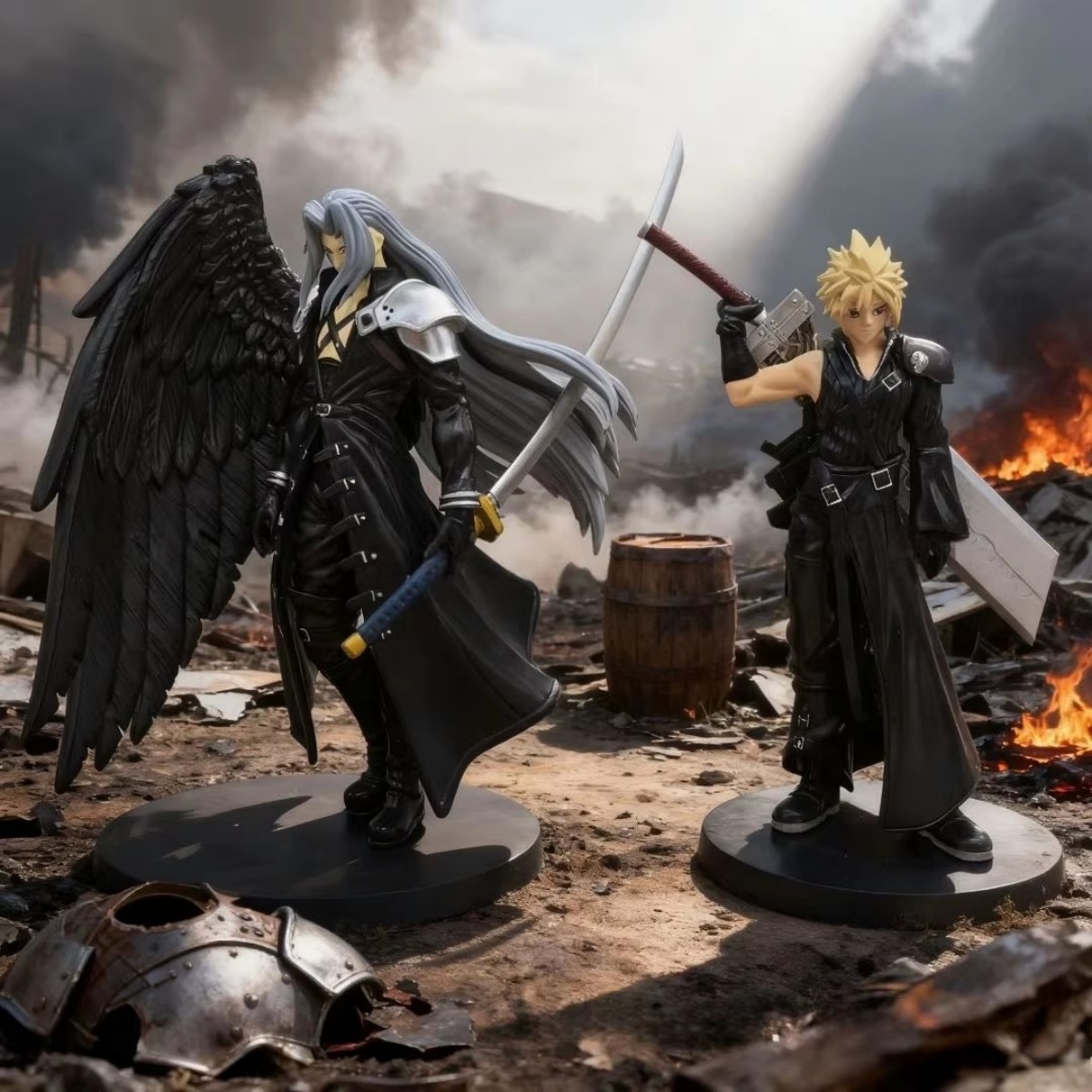 Model Kit Final Fantasy - Figuras de ação de jogos de