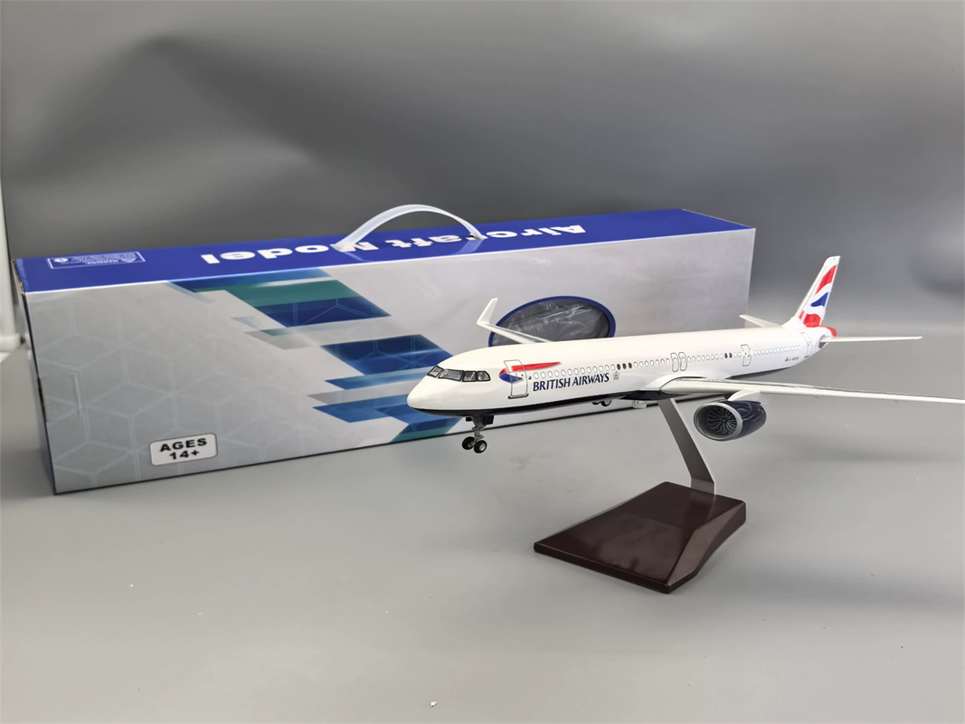 Model Kit Aircraft - Avião de resina escala 1/100 321neo