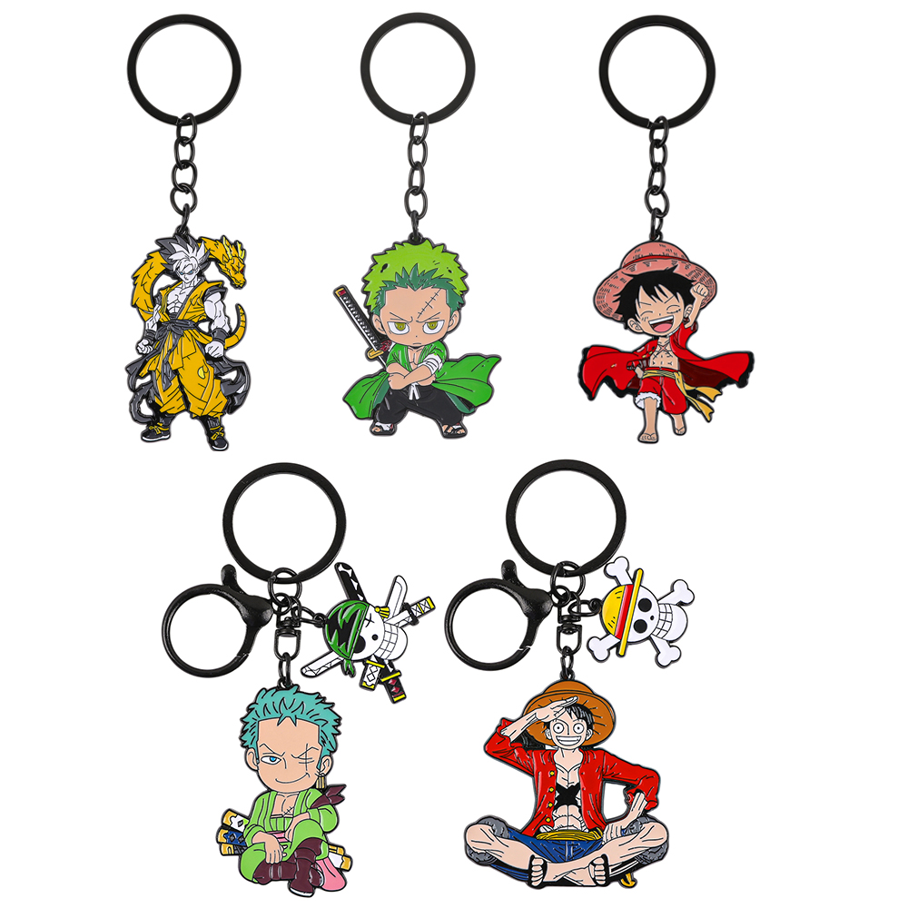 Model Kit One Piece - Conjunto de Chaveiros do Anime One