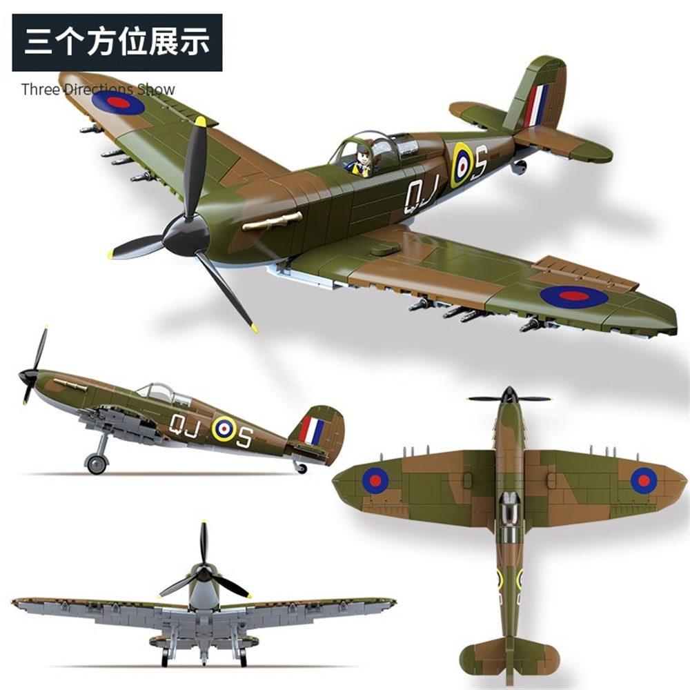 Model Kit Spitfire - Soldados do Exército da Guerra Mundial