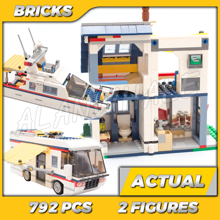 Model Kit Yacht - 792 peças 3 em 1 Criativo