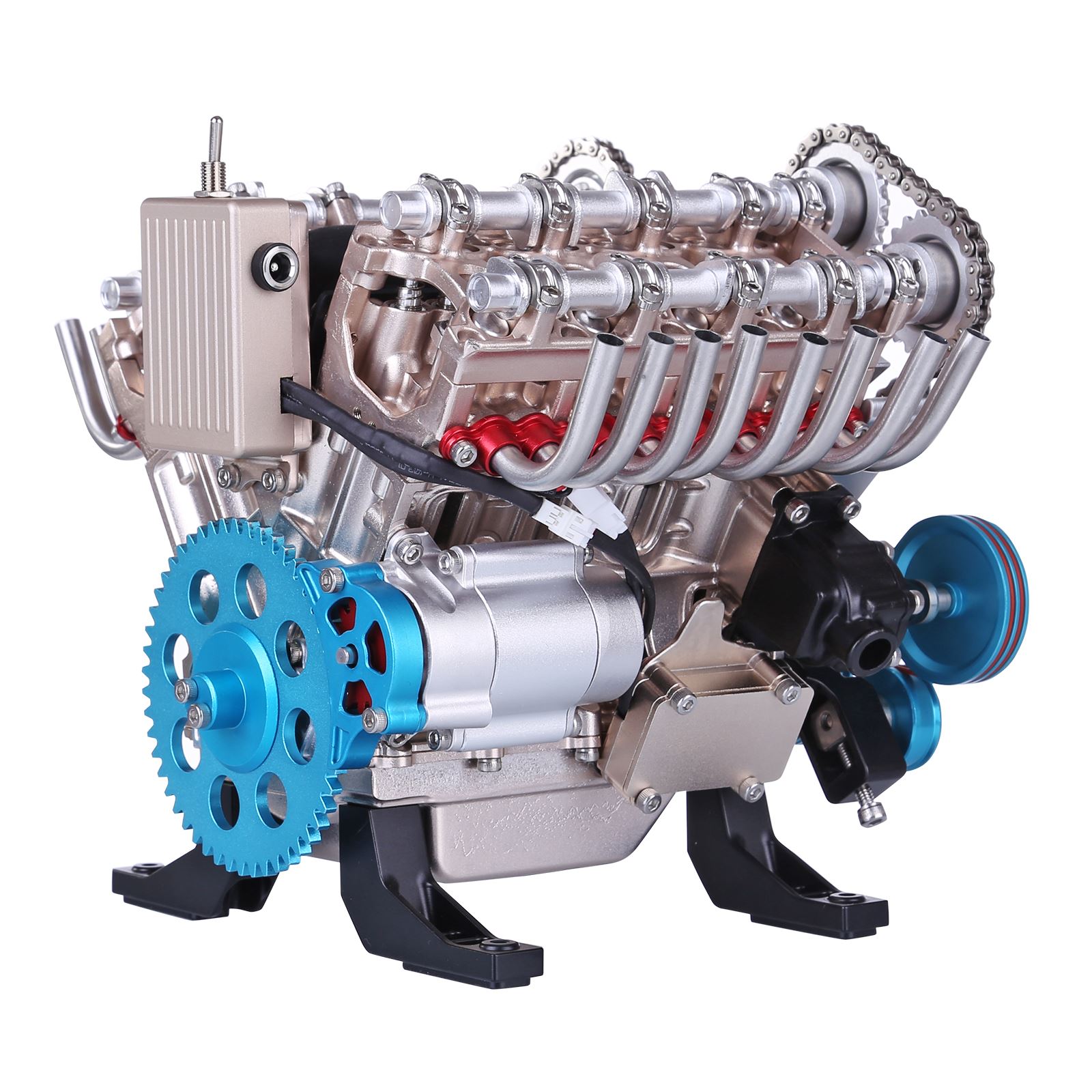 Model Kit Engine V8 - 500 + pçs diy v8 modelo