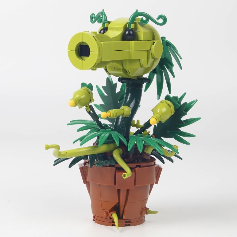 Model Kit Vs Figure - Blocos de Montar Plantas vs. Zombies: