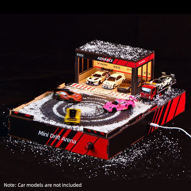 Model Kit Led - Diorama de Pista de Drift DIY