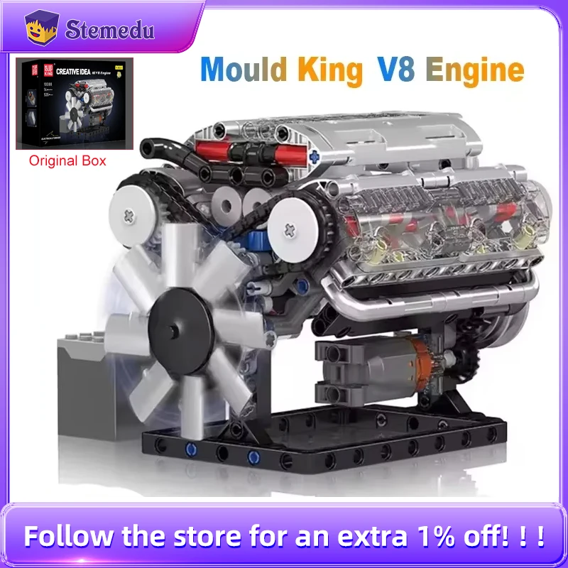 Model Kit Engine V8 - Molde rei v8 conjuntos de blocos