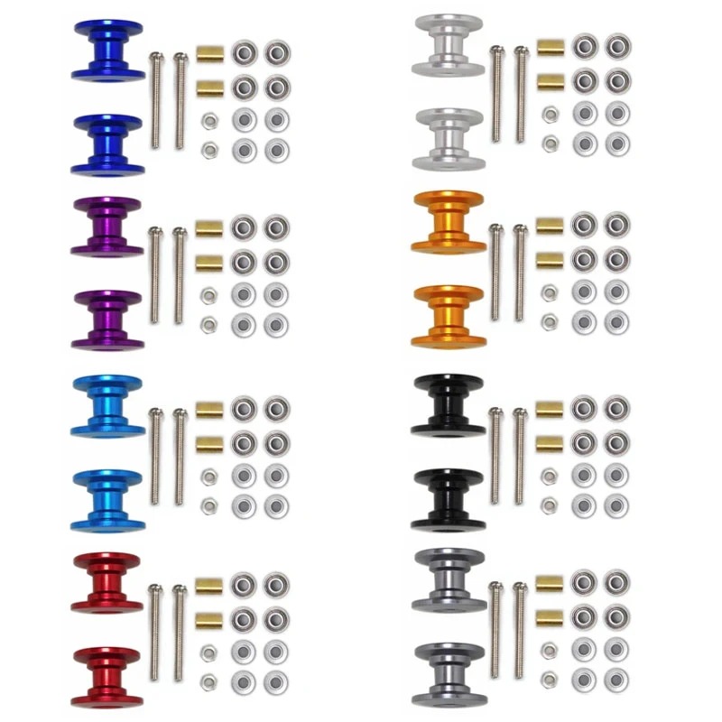 Tamiya Model Mini 4Wd - 2 peças de rolo guia duplo