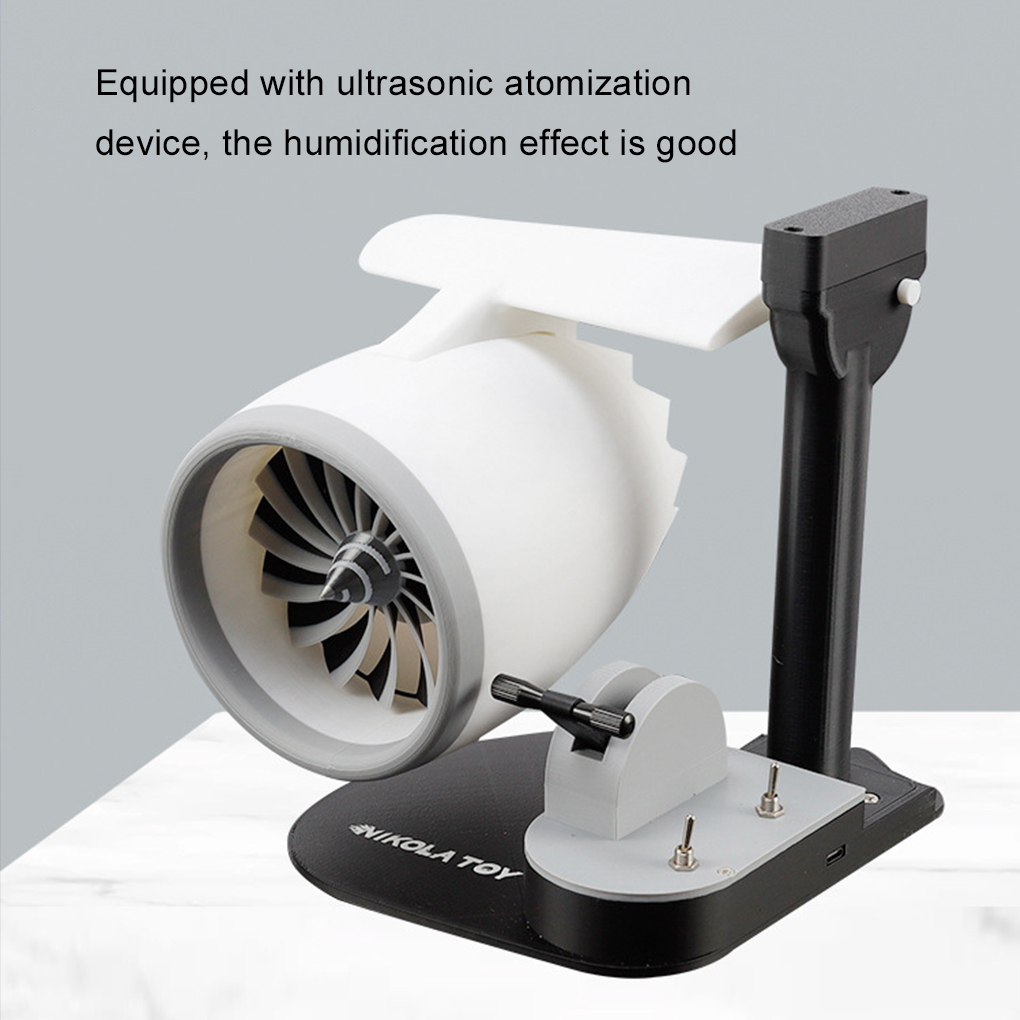 Model Kit Jet Engine - Desktop Turbofan Motor Jet Fan, Jet