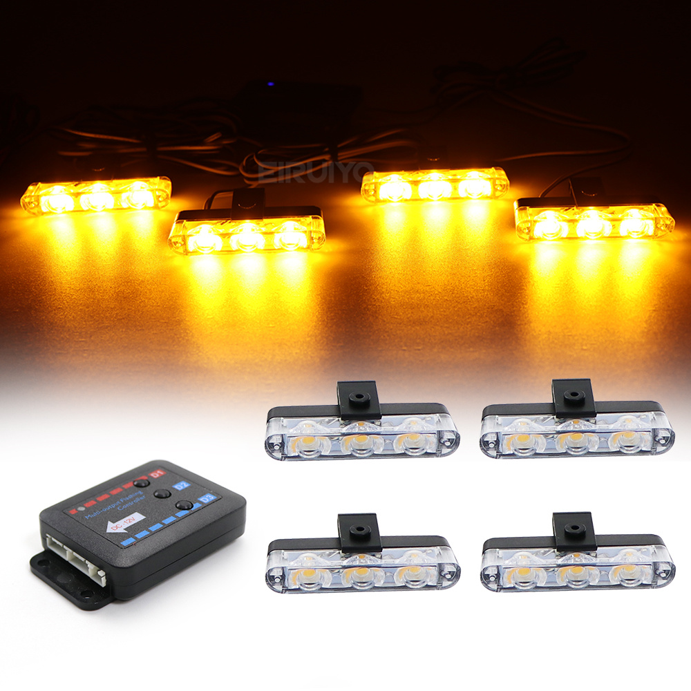 Model Kit Led - Luz Estroboscópica LED para Carro 4x3