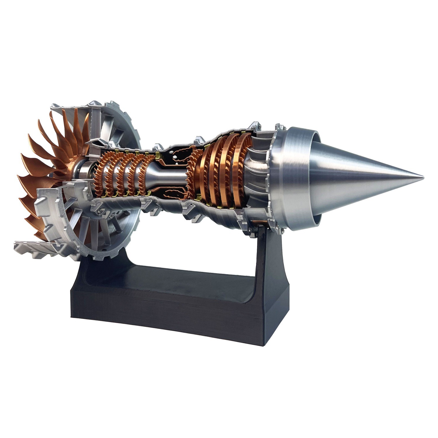 Diy turbofan jet motor modelo  - Model Kit Jet Engine avaliação e preço