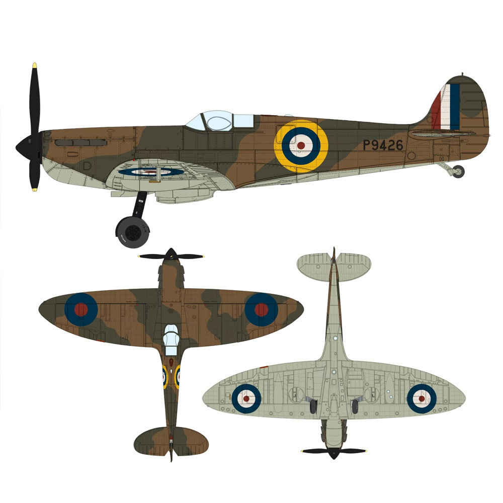 Kit de Modelo de Aeronave Plás - Model Kit Spitfire avaliação e preço
