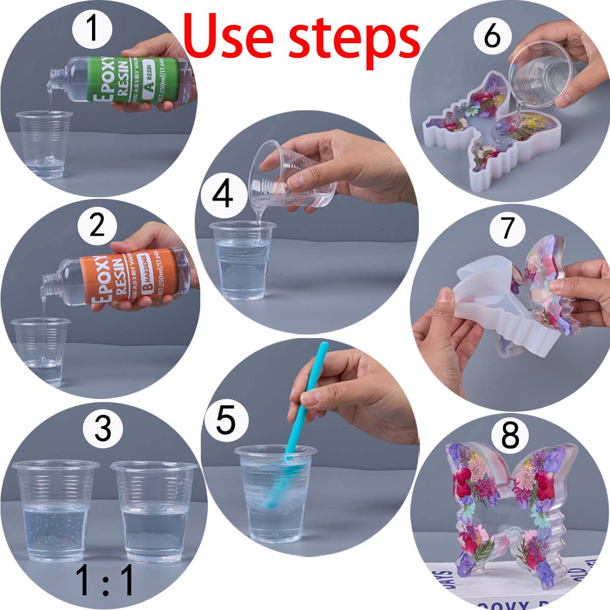 Kit de resina epóxi com propor - Resin Kit Cast avaliação e preço