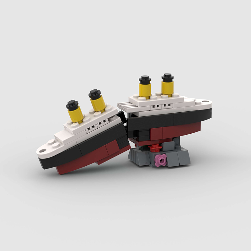 Mini RMS Titanic Sank Ship Mod - Model Kit Titanic avaliação e preço