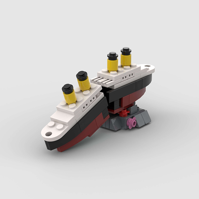 Mini RMS Titanic Sank Ship Mod - Model Kit Titanic avaliação e preço