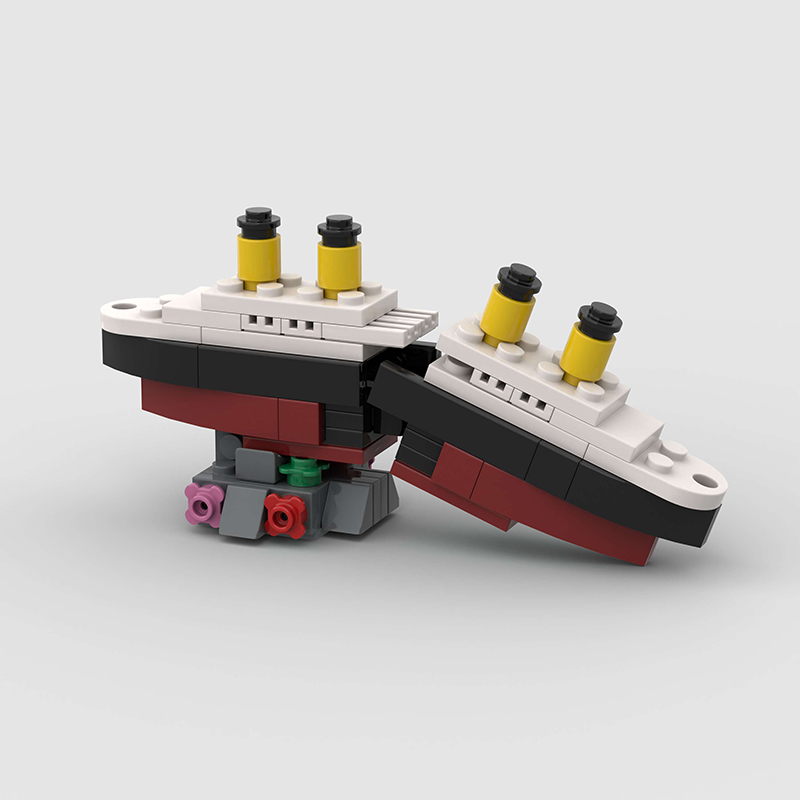 Mini RMS Titanic Sank Ship Mod - Model Kit Titanic avaliação e preço