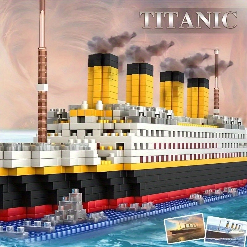 Titanic micro blocos de constr - Model Kit Titanic avaliação e preço