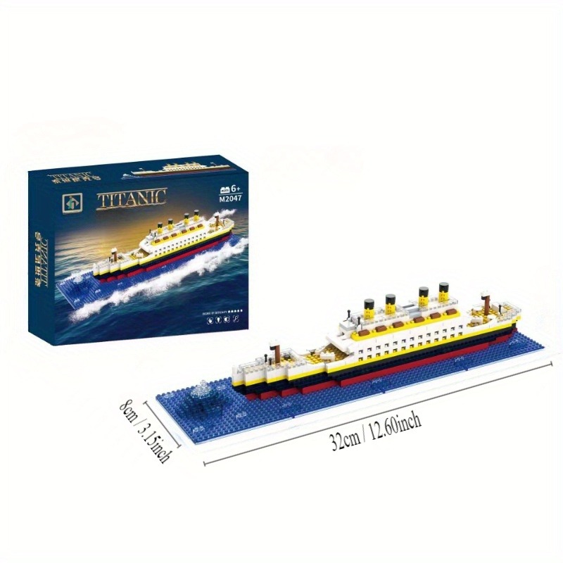Titanic micro blocos de constr - Model Kit Titanic avaliação e preço