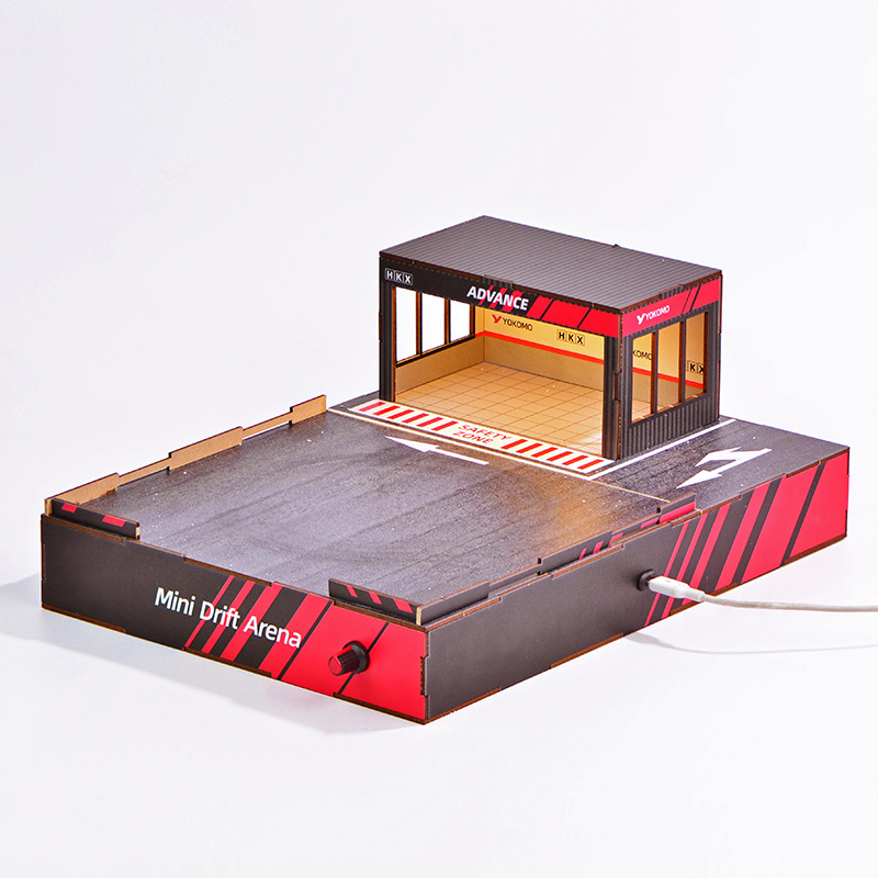 Diorama de Pista de Drift DIY  - Model Kit Led avaliação e preço
