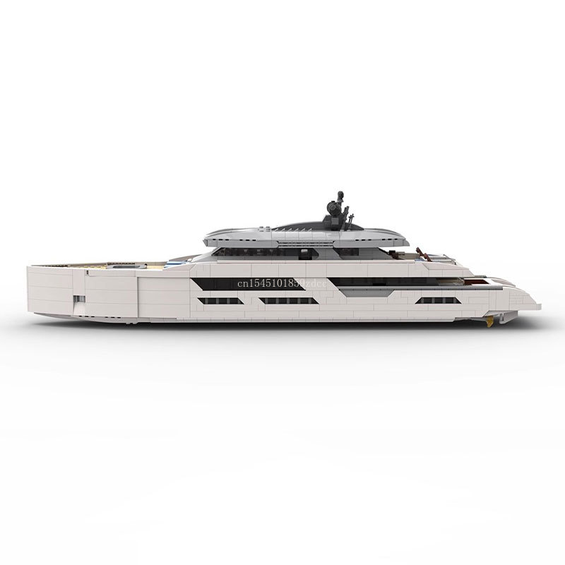 MOC Modelo de Iate de Luxo em  - Model Kit Yacht avaliação e preço