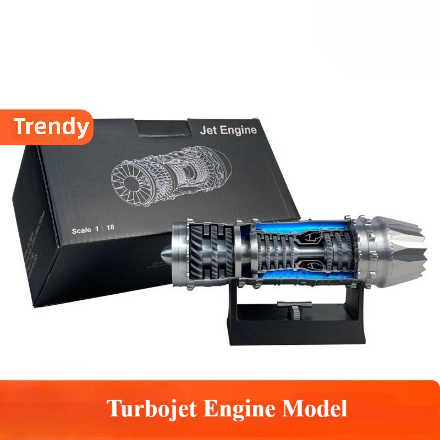 Micro j35 kit de modelo de mot - Model Kit Jet Engine avaliação e preço