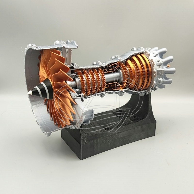 Modelo de Motor Turbofan Mini  - Model Kit Jet Engine avaliação e preço