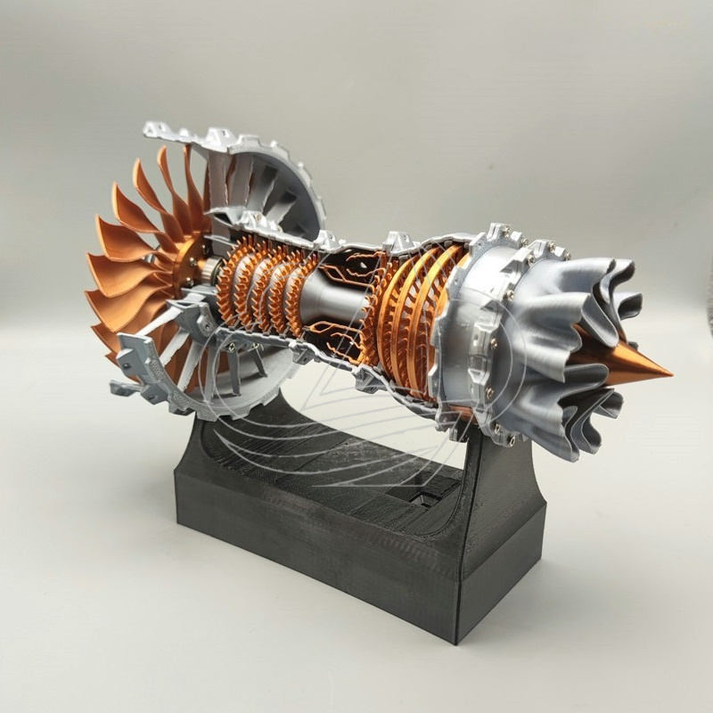 Modelo de Motor Turbofan Mini  - Model Kit Jet Engine avaliação e preço