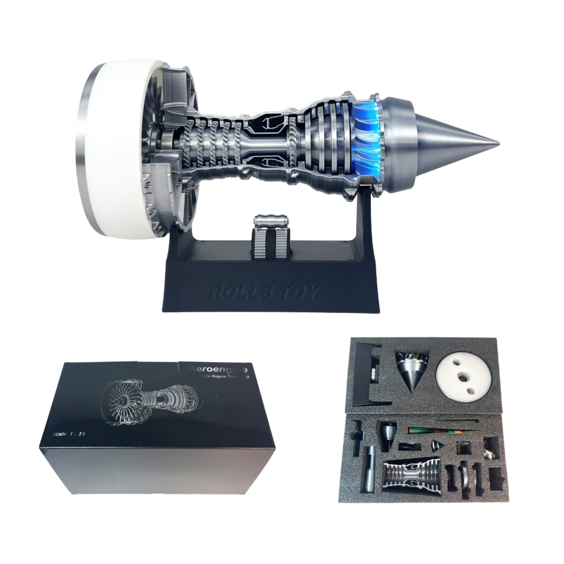 Modelo de motor de turbina imp - Model Kit Jet Engine avaliação e preço