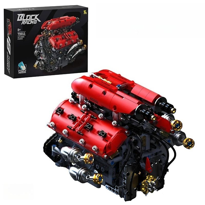 T5011 1370 peças Kit de Blocos - Model Kit Engine V8 avaliação e preço