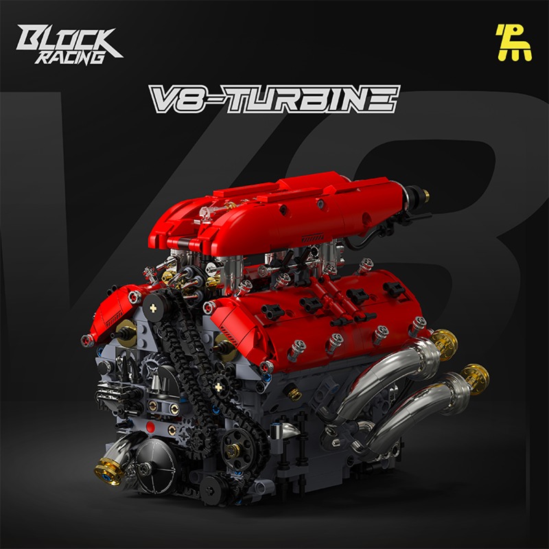 T5011 1370 peças Kit de Blocos - Model Kit Engine V8 avaliação e preço
