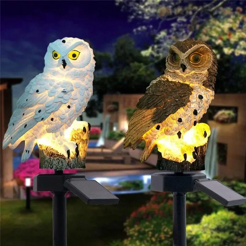 Estátua de Coruja Solar com Lu - Model Kit Led avaliação e preço