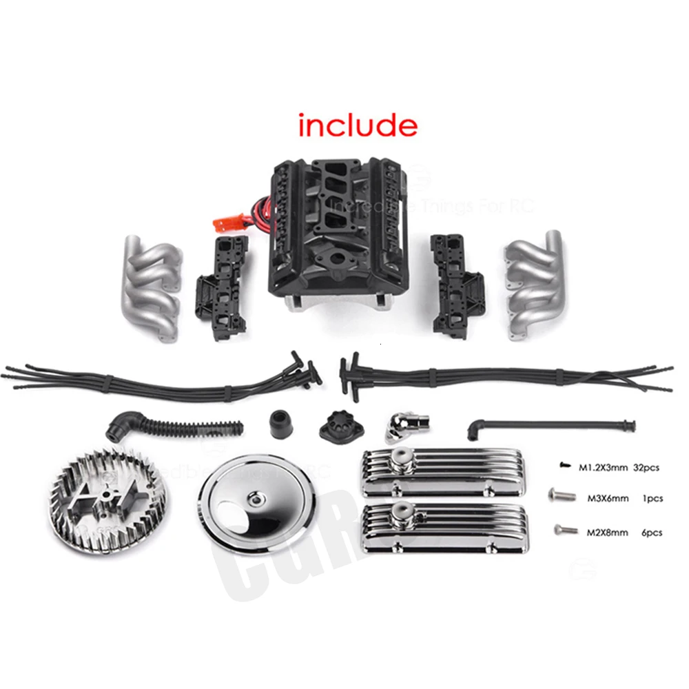 Clássico v8 f82 simulado motor - Model Kit Engine V8 avaliação e preço