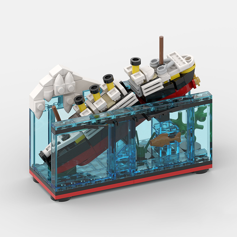 Titanic quebrar a metade com c - Model Kit Titanic avaliação e preço