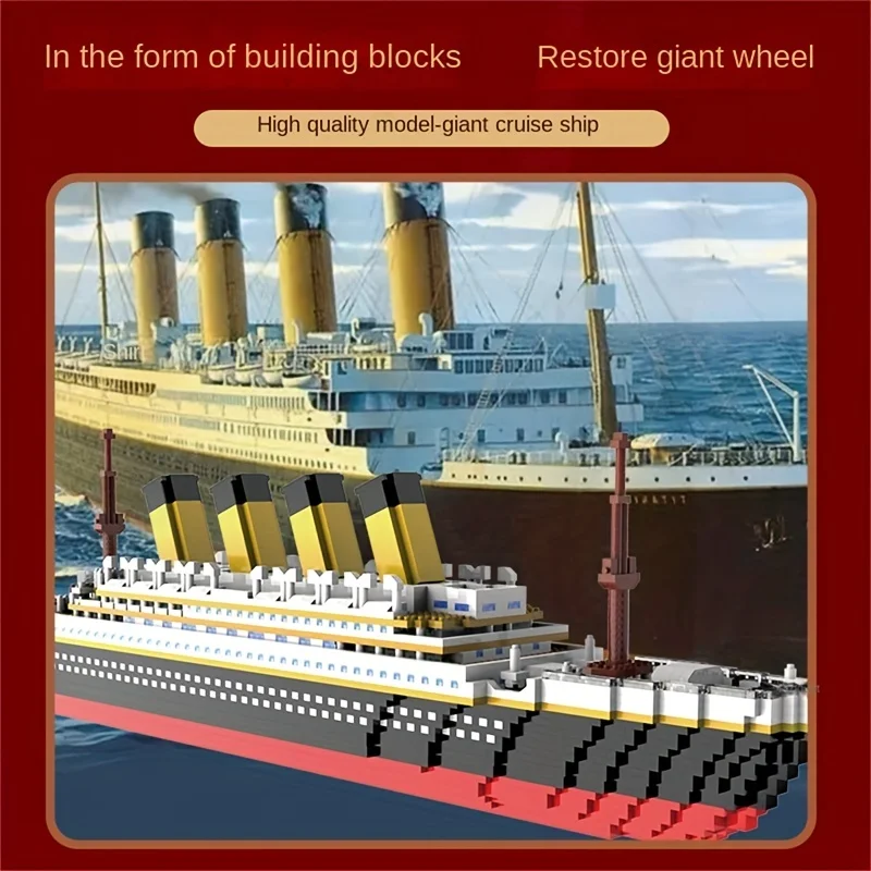 Titanic cruzeiro navio pequena - Model Kit Titanic avaliação e preço
