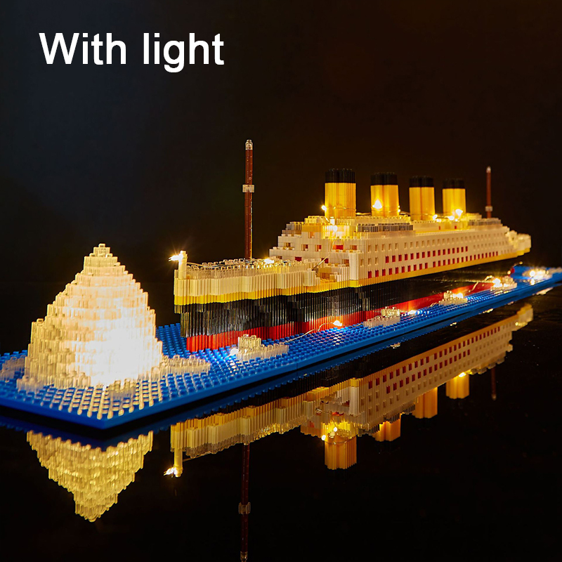Diy titanic criativo luxo iceb - Model Kit Titanic avaliação e preço
