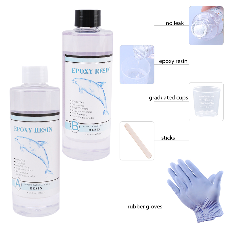 1:1 resina epóxi transparente  - Resin Kit Cast avaliação e preço