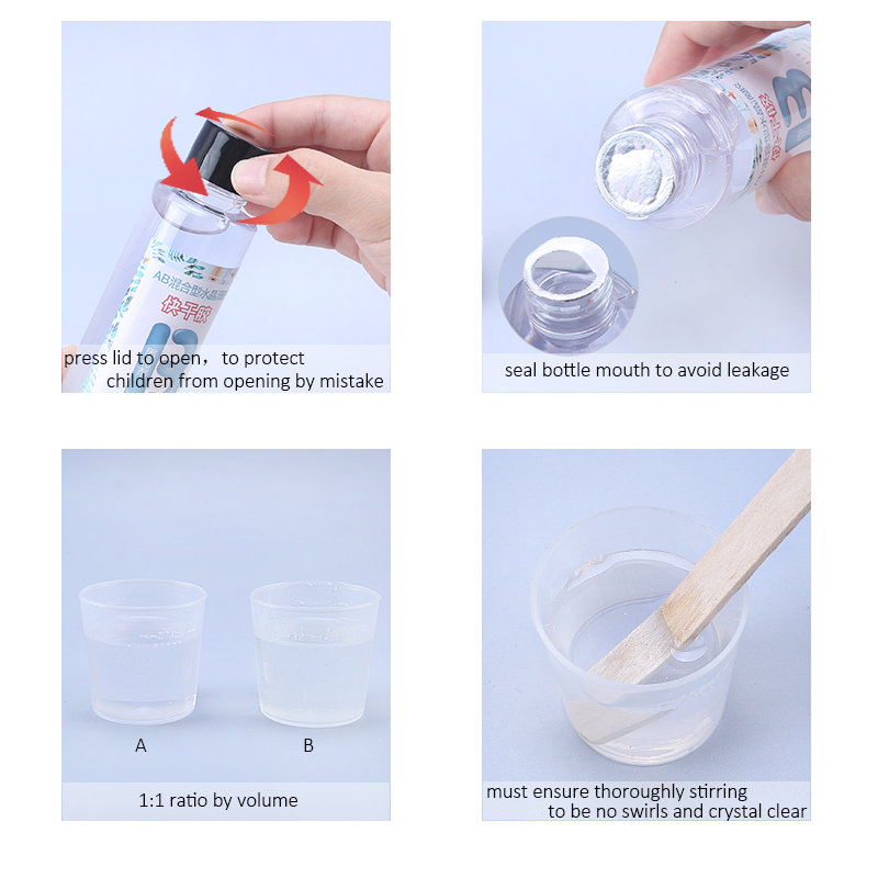 1:1 resina epóxi transparente  - Resin Kit Cast avaliação e preço