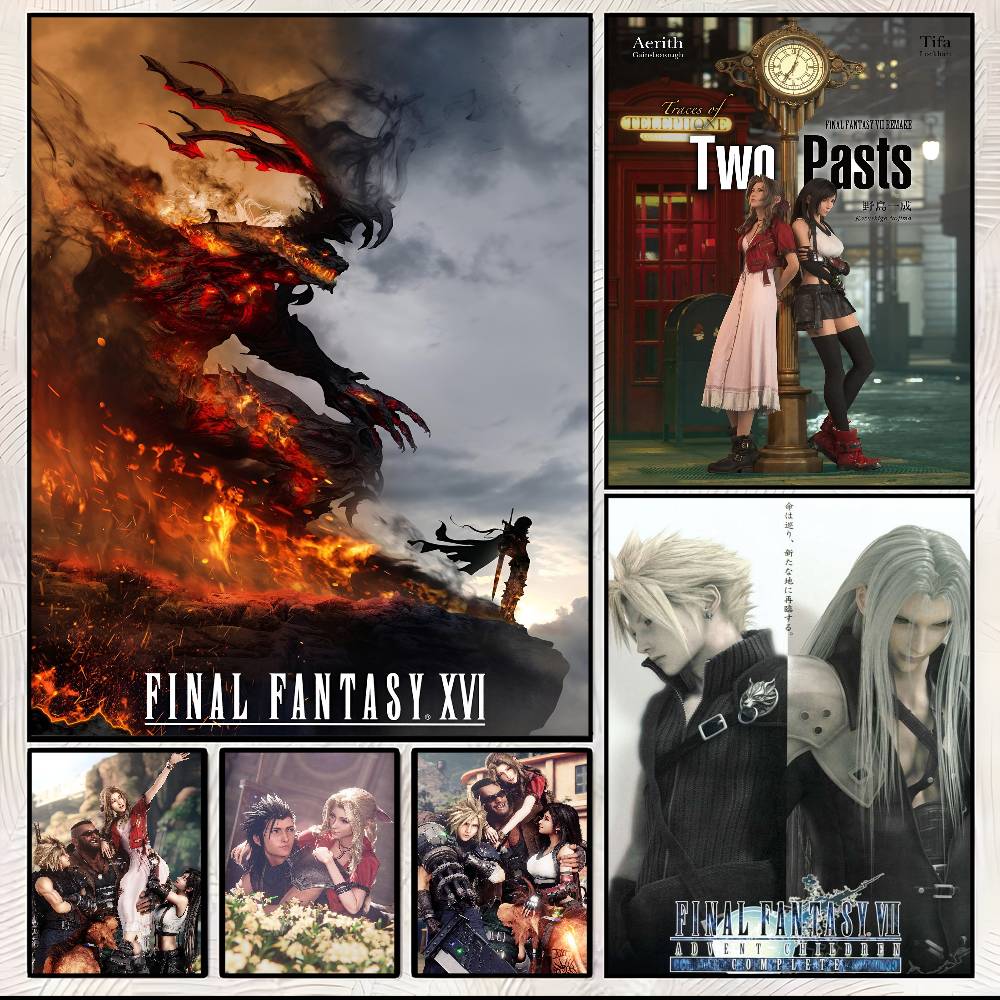 Anime figura esboço videogames - Model Kit Final Fantasy avaliação e preço