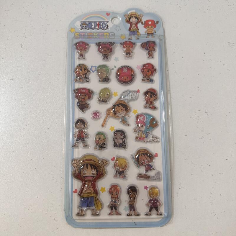 Adesivos 3D em relevo de One P - Model Kit One Piece avaliação e preço