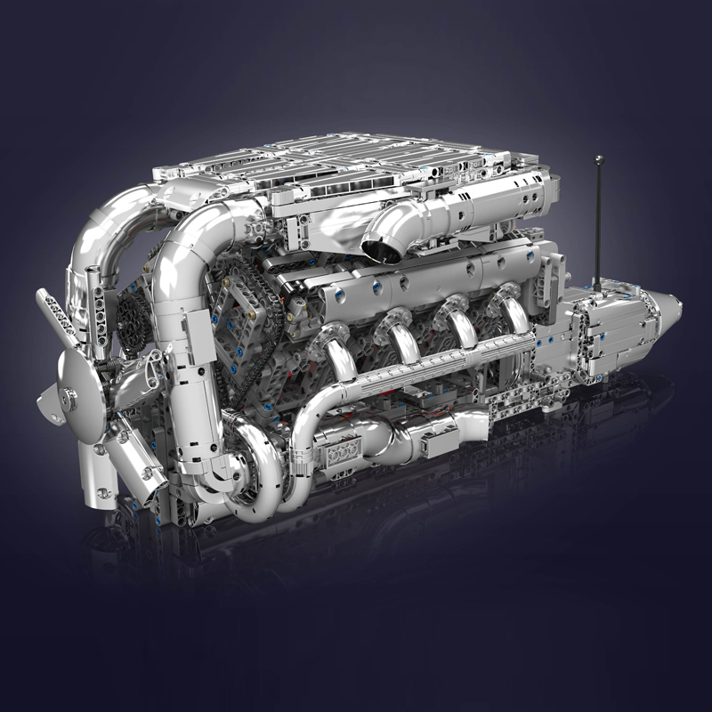 Molde king 10168 v8 kit de mot - Model Kit Engine V8 avaliação e preço